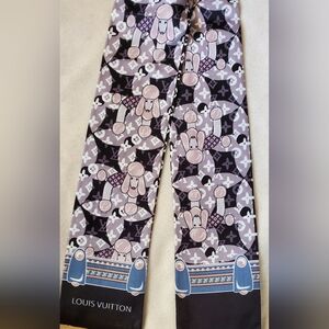 Skinny Bag Twilly, Patterned Scarf, Hairtie-SET OF 2